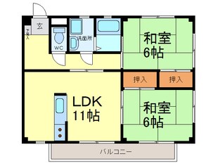 ガーベラハイツⅡの物件間取画像